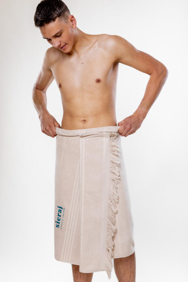 Ręcznik Hammam Terry – Piaskowy - obrazek 8