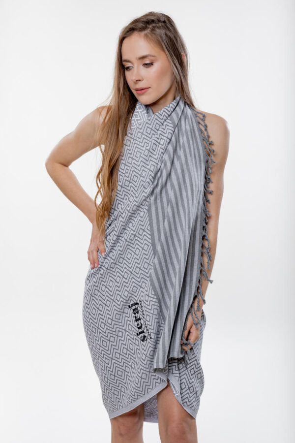Hammam chusta Sarong – Szary