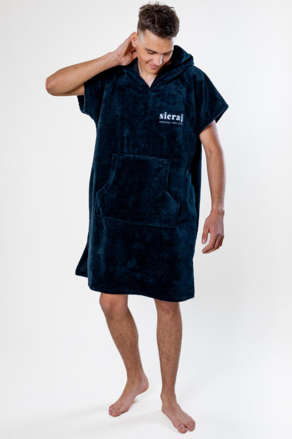 Poncho Velvet – Komfort, który działa - Czarny - obrazek 2