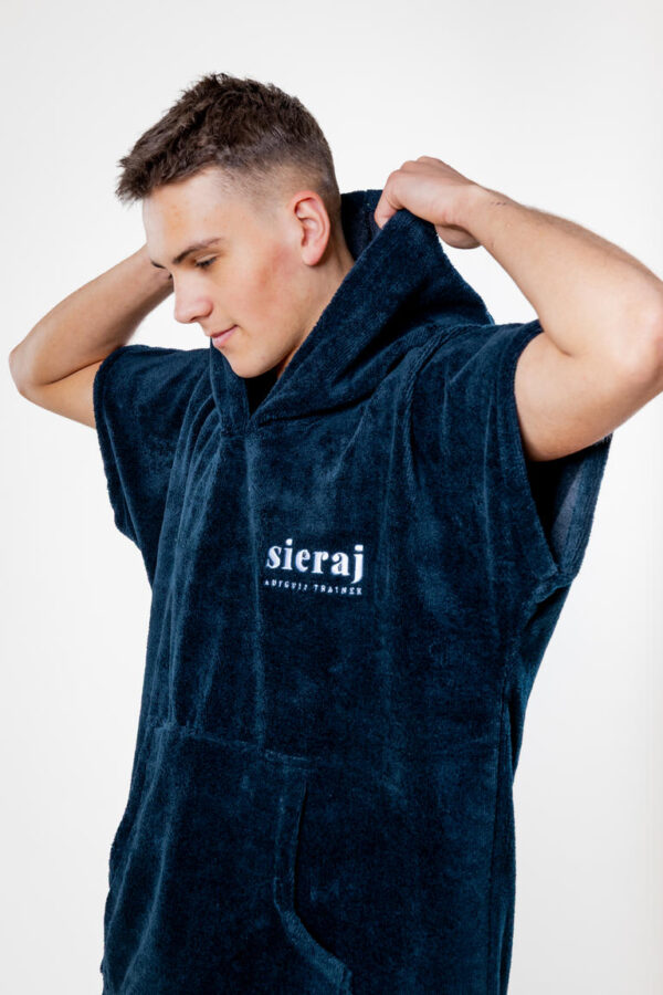 Poncho Velvet – Komfort, który działa - Czarny - obrazek 3