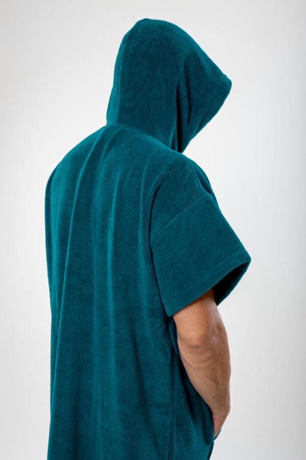 Poncho Velvet – Komfort, który działa - Petrol - obrazek 3