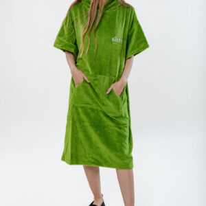 Poncho Velvet – Komfort, który działa - Jasnozielony