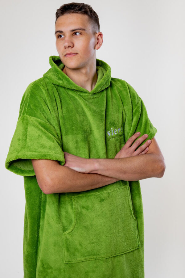 Poncho Velvet – Komfort, który działa - Jasnozielony - obrazek 6