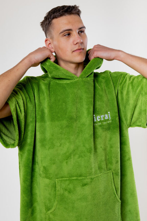 Poncho Velvet – Komfort, który działa - Jasnozielony - obrazek 8