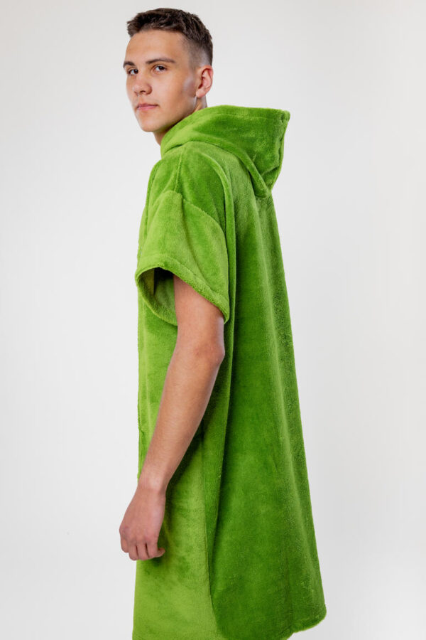 Poncho Velvet – Komfort, który działa - Jasnozielony - obrazek 7