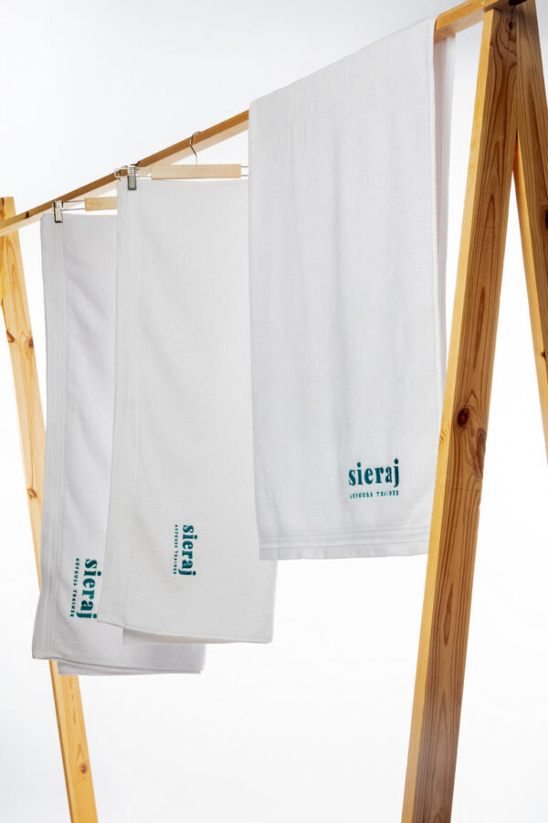 Ręcznik dla Saunamistrzów – Aufguss Towel Pro Open by Sieraj 100 × 150 cm - obrazek 3