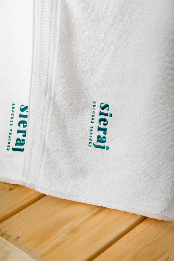 Ręcznik dla Saunamistrzów – Aufguss Towel Pro by Sieraj 75x100 cm - obrazek 3