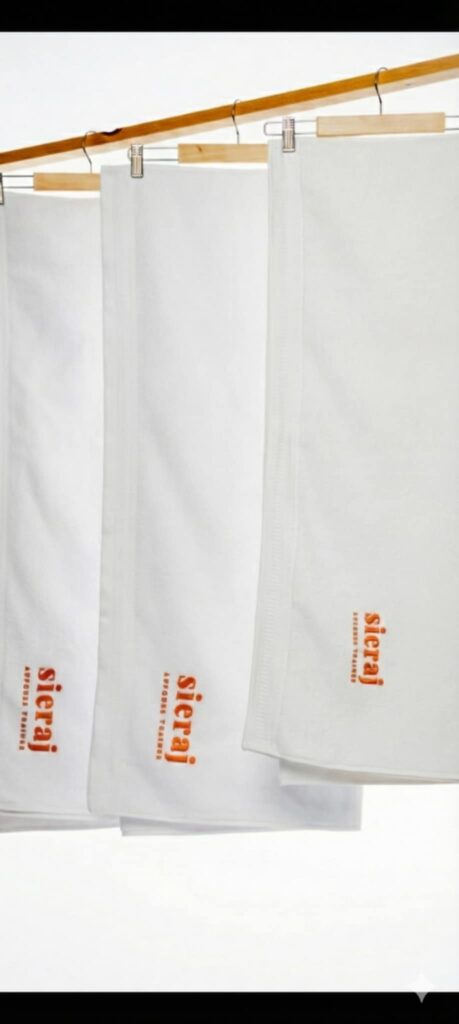 Ręcznik dla Saunamistrzów – Aufguss Towel Pro by Sieraj wersja lite 75x100 cm