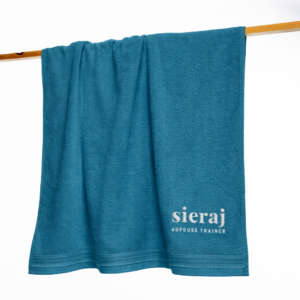 Ręcznik dla Saunamistrzów – Aufguss Towel Pro Open by Sieraj 410g. 100 × 150 cm Pterol