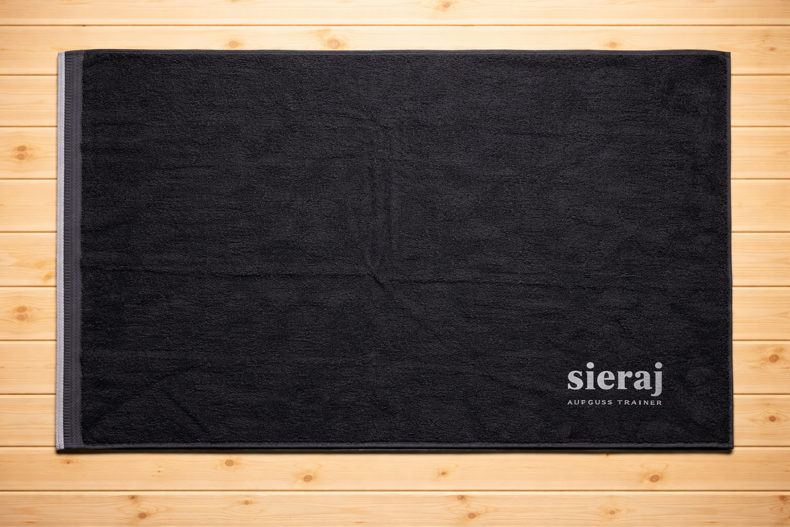 Ręcznik dla Saunamistrzów/mały/– Aufguss Towel Compact by Sieraj 90 × 75 cm